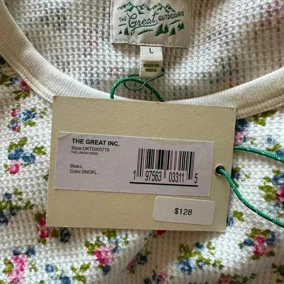 NWT The Great Outdoors Floral Thermal - Picture 6 of 7